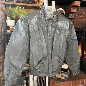 Women's Gray Bomber Jacket